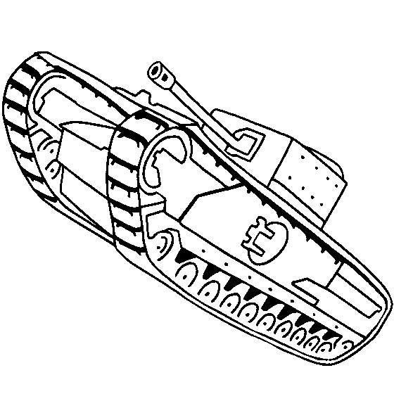 Free Churchill Tank Coloring Pages